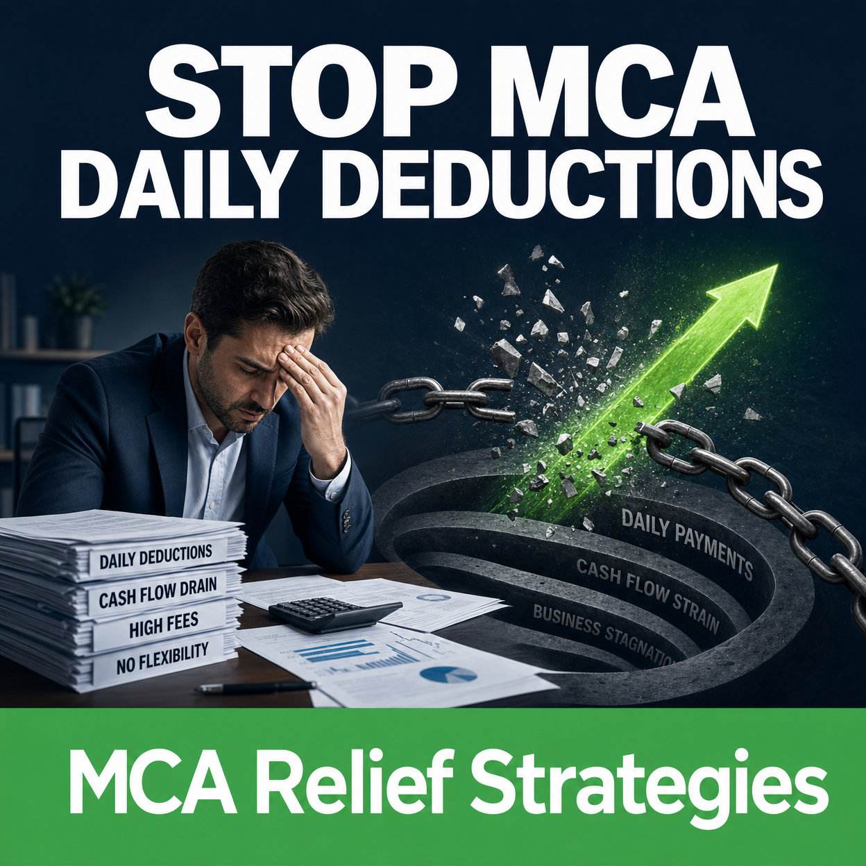 Stop MCA Daily Deductions — Facebook Feed